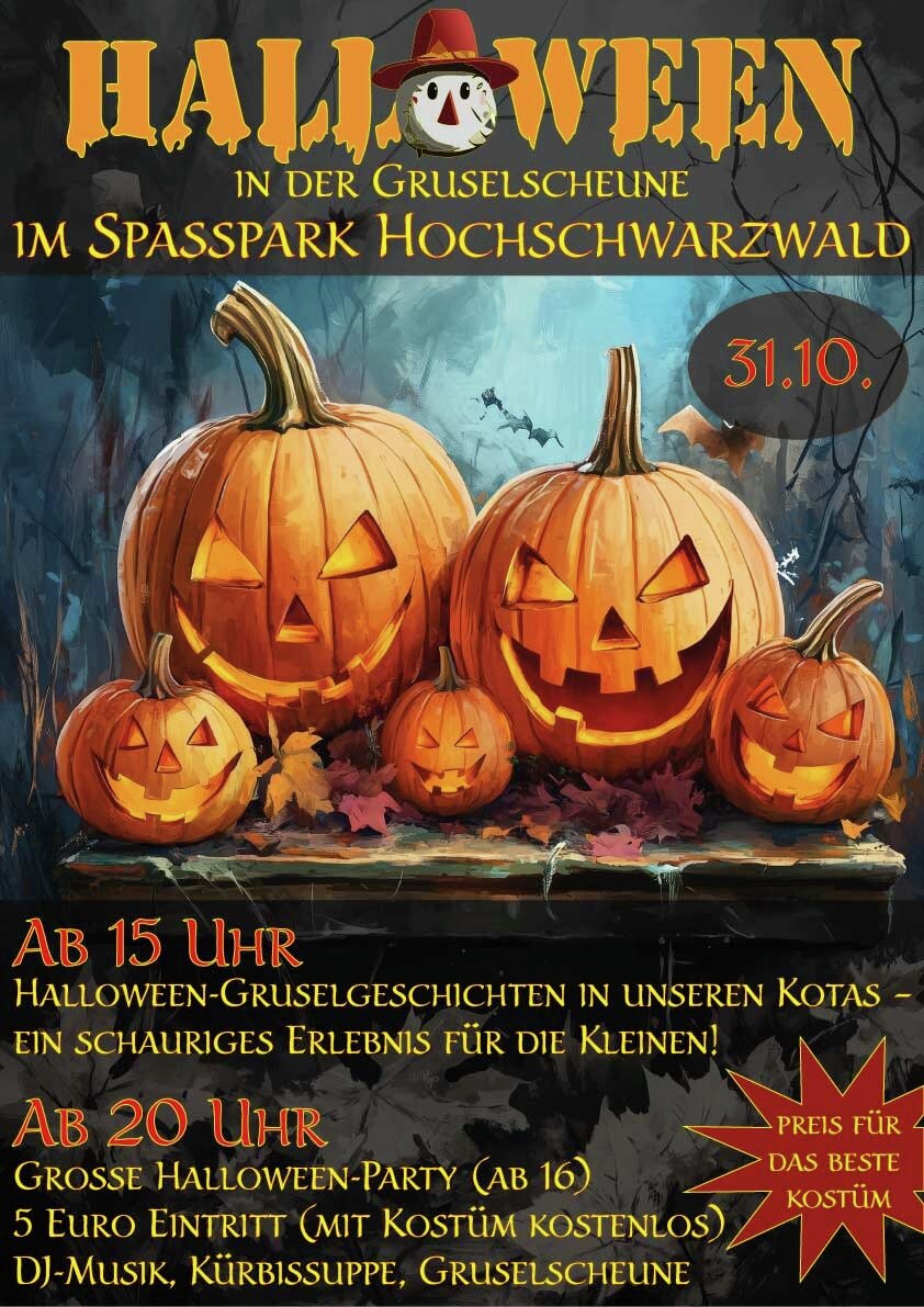 Halloween im Freizeitpark Schluchsee